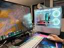 玩嘉玄武PRO海景房機箱360水冷游戲主機箱M-ATX無A柱海景房【9風扇位置/360水冷】 玄武PRO白色 曬單實拍圖