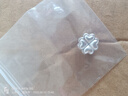 銀典工坊 足銀貔貅寶寶大孔隔珠3D硬銀金蟬金魚(yú)四葉草背云手串飾品配件 四葉草/單個(gè) 曬單實(shí)拍圖