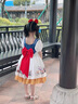 G.DUCKKIDS小黃鴨童裝洛麗塔公主裙女童裙子夏季白雪公主群新款中小童蓬蓬裙 單件裙子 90 建議80-90cm1歲半-2歲 曬單實(shí)拍圖
