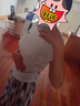班尼路短袖t恤女裝夏季新款修身辣妹上衣服潮流正肩短款休閑半袖衫女生 淺花灰#小熊紅花K 【軟糯綿柔】 M 曬單實(shí)拍圖