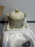 壺福（HF）分體式全自動電燉鍋電砂鍋電湯鍋煲湯鍋電燉盅燕窩燉預(yù)約定時保溫電燉砂鍋煮粥耐高溫鋰輝石陶瓷鍋 【米萊白】 3L 煲B6+1000W智能底座L 曬單實拍圖