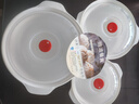 Boelter微波爐碗加熱專用器皿熱飯容器泡面碗飯盒塑料帶蓋湯碗 三件套【大+中+小】 曬單實(shí)拍圖