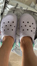 斯凱奇（Skechers）怪獸洞洞鞋涼鞋女士夏季厚底泡泡鞋軟底透氣沙灘鞋溯溪鞋111581 曬單實(shí)拍圖