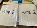 全棉時代嬰兒隔汗巾紗布吸汗巾兒童寶寶全棉墊背巾船錨+輪船+帆船 3條/袋 曬單實拍圖