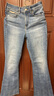 Calvin KleinJeans25春夏新款女士復(fù)古懷舊風(fēng)ck微彈高腰微喇牛仔褲47B947G 曬單實拍圖