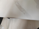 全友家居簡約奶油風(fēng)長方形巖板餐桌客餐廳餐桌椅組合一桌四椅吃飯桌子 曬單實拍圖