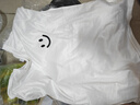 清倉撿漏尾單大牌剪標專(zhuān)柜100%純色字母白色短袖T恤男女 白色笑臉【出廠(chǎng)價(jià)】 L （105-120斤） 曬單實(shí)拍圖