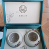 宣彩 茶葉包裝盒空禮盒福鼎白茶陶瓷罐金駿眉普洱碧螺春紅綠茶茶葉罐 多福人家（綠色）雙瓷 曬單實拍圖