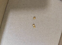 縱橫金業(yè)足金999   黃金轉(zhuǎn)運珠 金珠子  1克 單顆 頂珠 散珠 手串diy 1克  轉(zhuǎn)運珠 曬單實拍圖