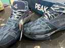 匹克（PEAK）態(tài)極大三角籃球鞋維金斯運動鞋男AW1實戰(zhàn)耐磨防滑籃球鞋 ET24977A相片藍 42 曬單實拍圖