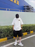 肯奈迪棉質(zhì)短袖t恤男士夏季潮牌港風(fēng)百搭休閑重磅青年學(xué)生寬松半袖體恤 棉質(zhì)短袖T恤-RNAIE款 白色 L 【160-170cm】 曬單實(shí)拍圖