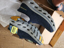 斯凱奇（Skechers）閃穿鞋休閑男鞋一腳蹬支撐緩震健步鞋舒適輕質(zhì)耐磨運動鞋 海軍藍色/NVY 41 曬單實拍圖