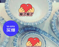 摩登主婦煙藍(lán)碗碟套裝家用復(fù)古碗盤歐式高顏值喬遷結(jié)婚碗筷餐具 【魚盤+湯碗配置】6人31件套 曬單實拍圖