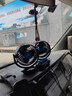 湖鑫車載風扇12v24v點煙器貨車面包車內大風力電風扇降溫汽車用散熱 【超靜音強風力】12v面包車用317 雙頭雙開關 曬單實拍圖
