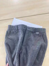 羅蒙（ROMON）羊毛休閑長褲男秋冬季厚款男士商務(wù)休閑西褲直筒寬松毛呢褲子 【舒適親膚】深灰 2XL【適合152-168斤】2.7-2.8尺腰圍 曬單實拍圖