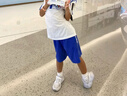 青青世界深圳校服小學(xué)夏運(yùn)短褲（男女同款） 120 曬單實(shí)拍圖