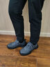 雅格獅丹（Aquascutum）男鞋2025夏季新款真皮透氣休閑運動鞋戶外防滑健步鞋子男 灰色 40 -適合運動鞋41碼 曬單實拍圖