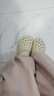 crocs卡駱馳厚底云朵洞洞鞋戶外|206750 骨白色-2Y2 37/38(240mm)  曬單實(shí)拍圖