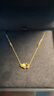 中國黃金（CHINA GOLD）黃金手鏈女足金雙層星星手鏈?zhǔn)诛椘呦η槿斯?jié)禮物送女友老婆 足金星星手鏈約2.5g+甄選禮盒 曬單實(shí)拍圖