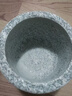 GIOIO天然研磨器搗蒜器石臼蒜臼子壓蒜器搗蒜罐石頭家用蒜泥搗蒜石臼 芝麻白直徑14厘米 曬單實(shí)拍圖