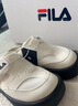 FILA 斐樂官方女鞋SMILA摩登拖鞋2025夏季新款元?dú)馔闲蓍e勃肯鞋 豆腐白-TF 38 曬單實(shí)拍圖