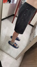 卡賓【做舊洗水】純棉重磅休閑短褲男25夏寬松透氣百搭五分衛褲 曬單實(shí)拍圖