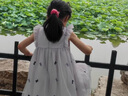 戴維貝拉庫(kù)洛米聯(lián)名女童夏連衣裙寶寶童裝網(wǎng)紗裙子兒童洋氣公主裙 曬單實(shí)拍圖