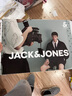 杰克·瓊斯（JACK&JONES）25年男裝短袖T恤男夏季舒適男士T恤涼感多色半袖純色水洗不易走形 乳白色A06 L 180 曬單實拍圖