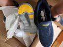 斯凱奇（Skechers）閃穿鞋休閑男鞋一腳蹬支撐緩震健步鞋舒適輕質(zhì)耐磨運動鞋 海軍藍色/NVY 41 曬單實拍圖