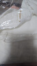 無印良品（MUJI）女式 強(qiáng)捻短袖罩衫 t恤上衣打底衫女款內(nèi)搭女裝25年夏季 BC2LLC5S 米白色 S (155/80A) 曬單實(shí)拍圖