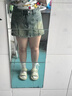 津炳勝牛仔短褲女夏季高腰復(fù)古半身裙褲辣妹熱褲遮胯顯瘦百搭a字包臀裙 牛仔裙褲 【雙層內(nèi)襯，防止尷尬】 L 【建議109-118斤】 曬單實(shí)拍圖