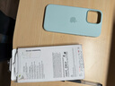 【9成新】Apple/蘋果 iPhone 16 Pro Max 專用 MagSafe 硅膠保護殼-碧藍色 磁吸手機殼 蘋果原裝手機殼 曬單實拍圖