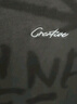 gxg.jeans男裝涂鴉字母滿印時尚圓領(lǐng)短袖T恤男25夏新品 深灰色 180/XL 曬單實拍圖