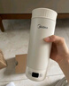 美的（Midea）便攜式電熱水杯 電熱水壺 保溫?zé)?350ml迷你便攜式旅行出差 智能恒溫加熱杯 316L不銹鋼無異味 0.35L 【精準(zhǔn)控溫】MK-DB35X22 曬單實(shí)拍圖