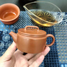 欽州坭興陶茶壺 漢瓦壺小容量 市級純手工原礦中式功夫茶具紫陶壺 原色漢瓦壺 150ml 曬單實(shí)拍圖