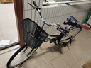 免充氣實(shí)心胎自行車成人26寸24寸男式女式自行車女成年人輕便男款 黑色高配實(shí)心輪胎 免充氣 26英寸  x 單速 曬單實(shí)拍圖