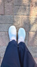 斯凱奇（Skechers）女鞋夏季舒適透氣一腳蹬休閑健步鞋輕便軟底單鞋平底懶人鞋104486 曬單實(shí)拍圖