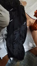 汐嘻冰絲夏季薄款褲子男休閑工作耐磨直筒商務(wù)運動工裝青年加絨長褲 黑色+黑色 XL 建議110-140斤左右 曬單實拍圖