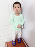 麥潮尚莫代爾上衣嬰幼兒超輕薄寶寶T恤女寶打底衣男寶秋衣無痕無骨春秋 白色 只要1件上衣 66 建議身高59-66cm 曬單實拍圖