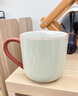 兮元記草木灰馬克杯陶瓷水杯家用喝水杯子大容量茶杯辦公室咖啡杯 草木灰言名馬克杯 曬單實拍圖