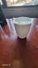 國玥景德鎮(zhèn)帶把馬克杯家用骨瓷水杯純白釉下彩茶杯辦公室老板泡茶水杯 純白月光馬克杯4個(gè)裝 曬單實(shí)拍圖