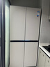 美的（Midea）餐邊柜427零嵌入式冰箱45cm超薄十字四開(kāi)門(mén)除菌三循環(huán)節(jié)能風(fēng)冷無(wú)霜家用超薄電冰箱國(guó)家補(bǔ)貼20% BCD-427WUSGPZM月光米 曬單實(shí)拍圖
