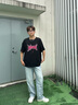 馬克華菲美式高街破洞牛仔褲男士2025夏季薄款冰絲直筒褲寬松闊腿褲子男褲 曬單實拍圖