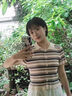 假發(fā)女短發(fā)自然全頭套100%真人發(fā)高端透氣型波波頭全真人整頂發(fā)套 遞針?lè)挚p-真發(fā) 自然黑 短發(fā) 曬單實(shí)拍圖