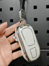 霞想福特蒙迪歐鑰匙套?？怂箽やJ界L扣探險者汽車(chē)銳際烈馬野馬女適用 福特A款【象牙白】真皮繩+熊掌 曬單實(shí)拍圖