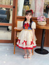 叮當貓洛麗塔女童公主裙夏季2025新款洋氣lolita裙子兒童裝小女孩連衣裙 9910香檳色-短袖 120 曬單實拍圖