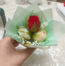 智宙迷你口袋見(jiàn)面小花束玫瑰仿真花伴手禮情人節生日畢業(yè)禮物浪漫驚喜 一朵口袋花-粉色浪漫 曬單實(shí)拍圖