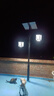 牧卡歐太陽能燈具中式庭院燈戶外防水小區(qū)公園路燈LED景觀燈復(fù)古燈籠燈 【太陽能款】3米桿+雙燈籠 曬單實拍圖