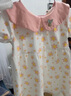 G.DUCKKIDS小黃鴨童裝女童連衣裙夏季洋氣兒童短袖小裙子女寶寶夏天碎花裙 粉紅色 73 (建議6-9個(gè)月)cm 曬單實(shí)拍圖