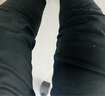 羅蒙（ROMON）純色休閑褲純棉長(zhǎng)褲透氣潮春夏季男褲韓版錐形修身男士褲子男 黑色九分+藍(lán)灰九分 34 145-150斤 曬單實(shí)拍圖